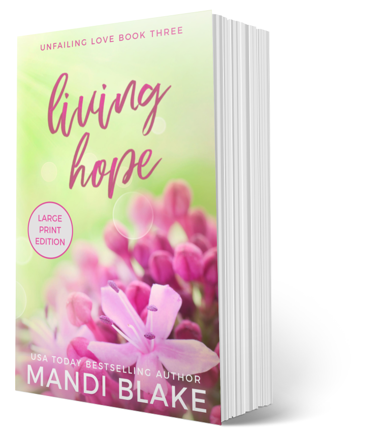 Living Hope - Large Print - Signed Paperback